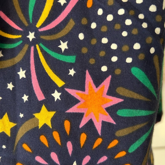 NWT Mini Boden Dress 3-4 Multi Firework - Picture 4 of 6